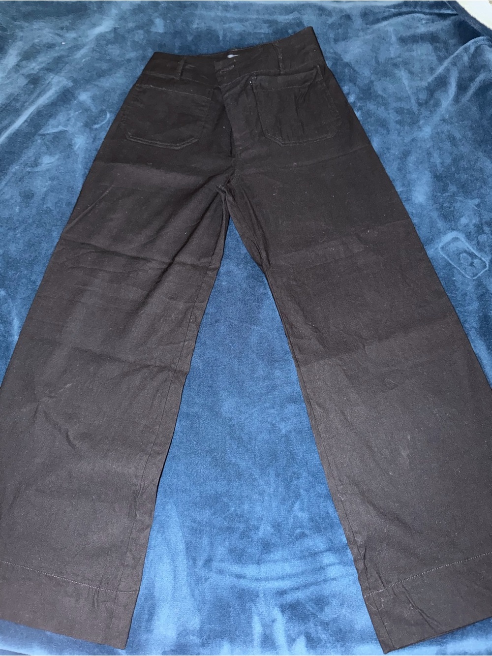 Maeve by Anthropologie The Colette Black Wide-Leg Pants